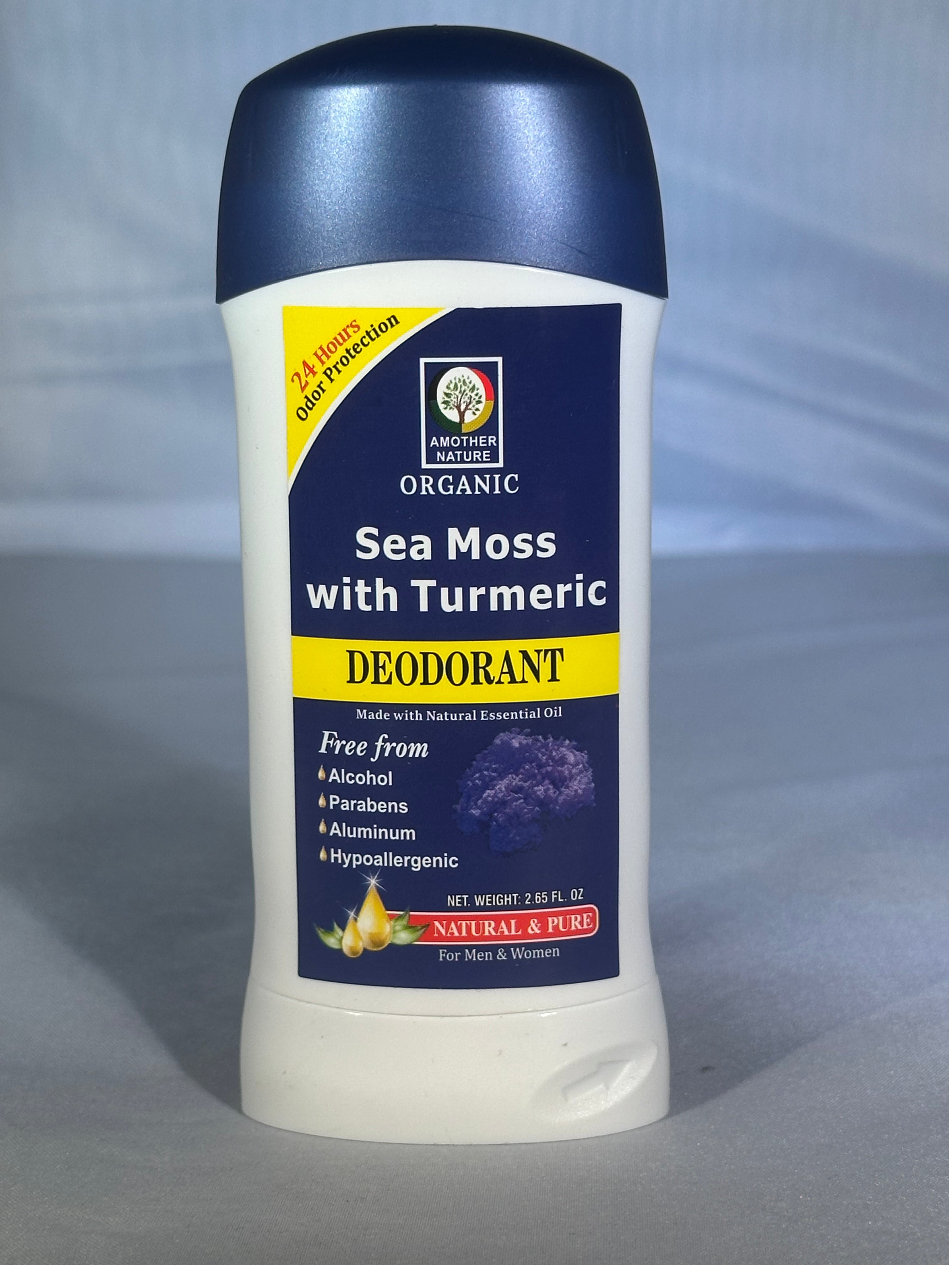 Organic Deodorant. Sea Moss & Turmeric