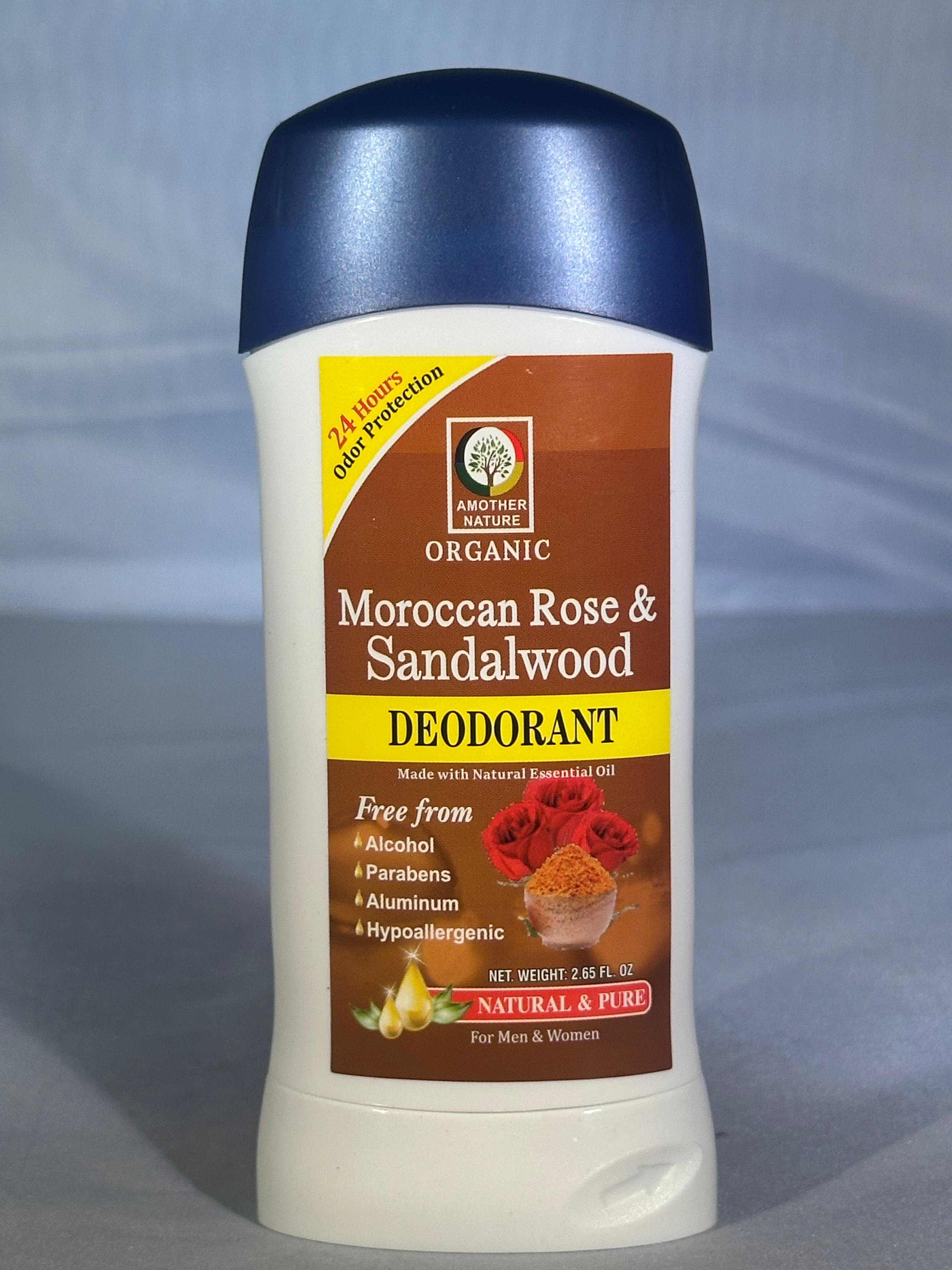 Organic Deodorant  Moroccan Rose & Sandalwood