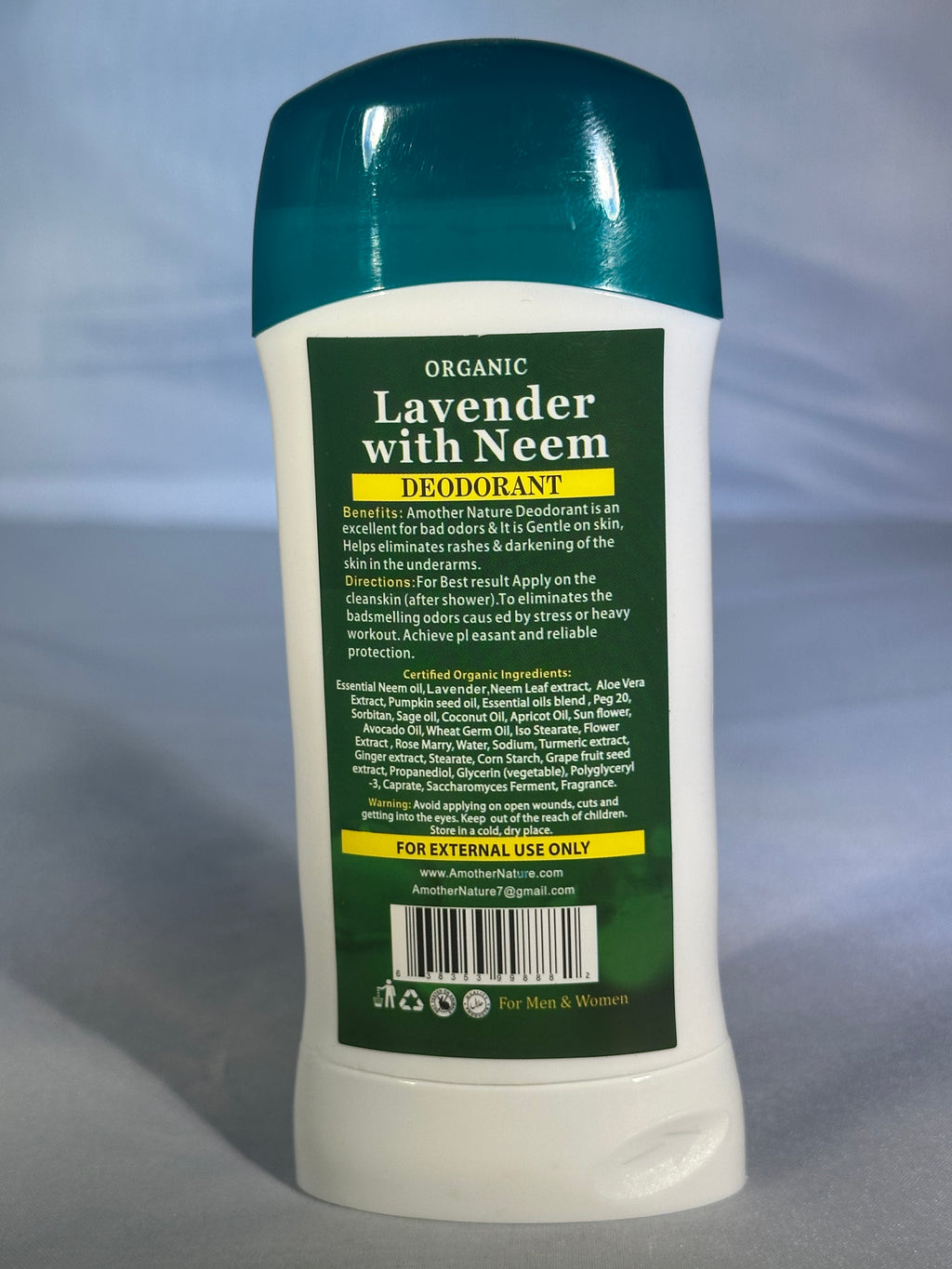 Organic Deodorant  Lavender with Neem