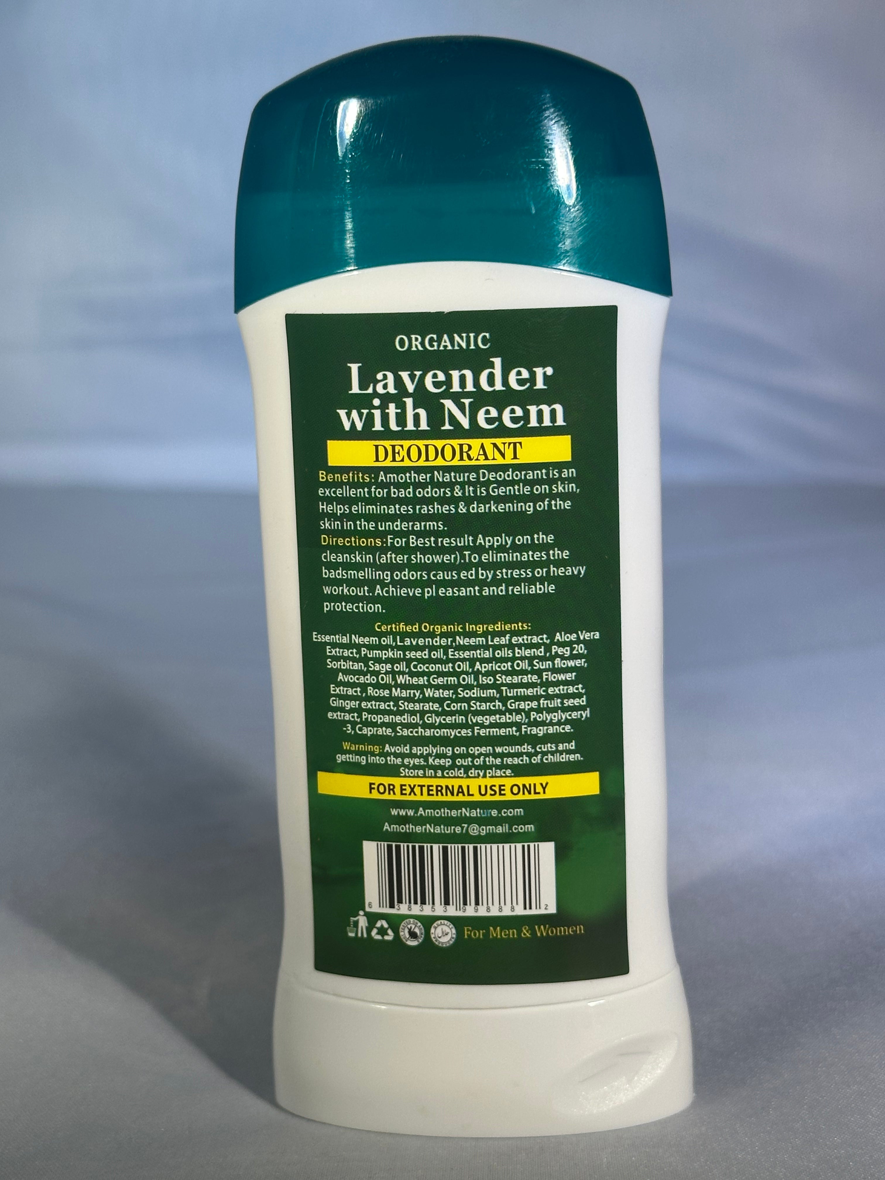Organic Deodorant  Lavender with Neem