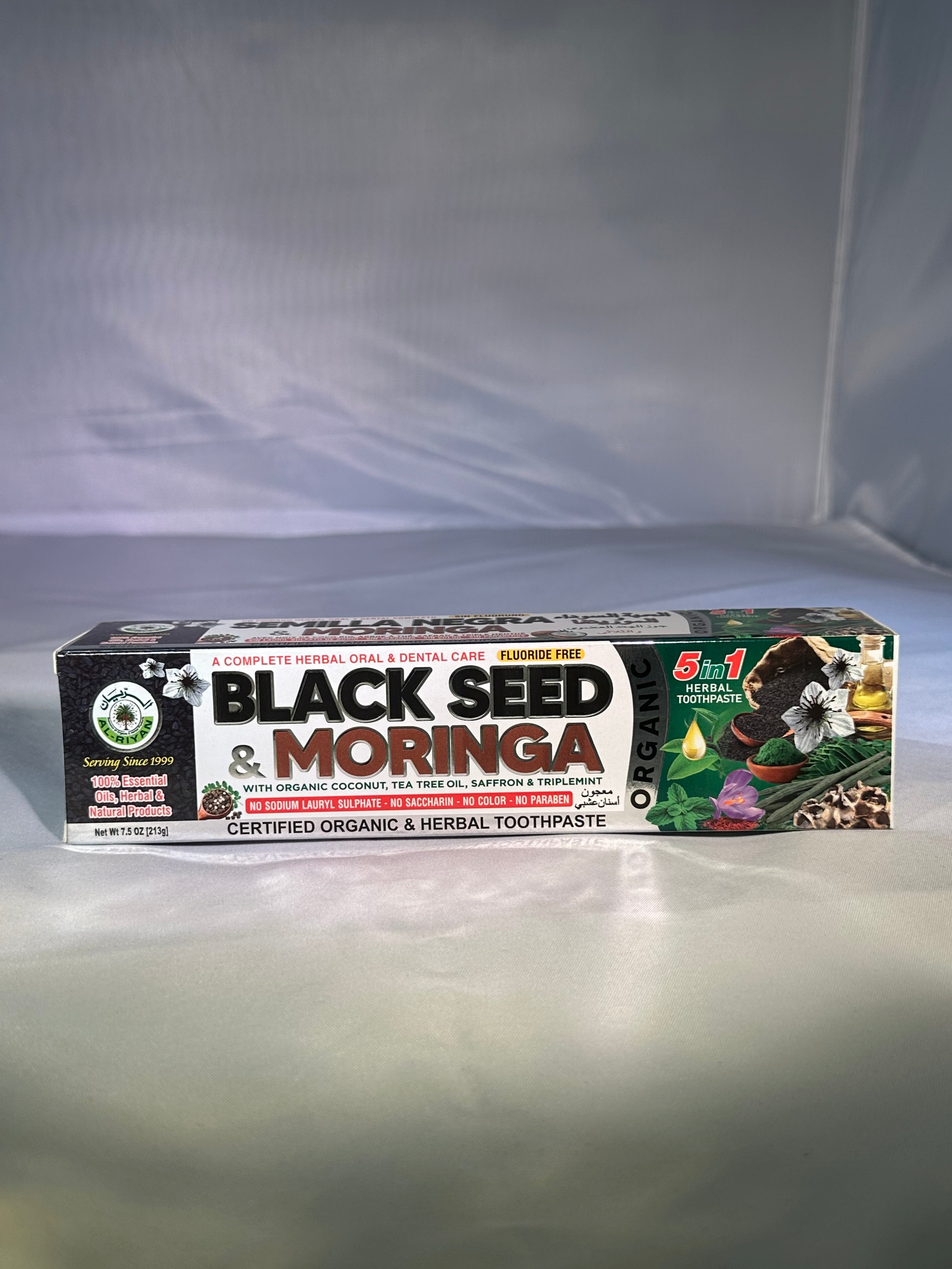 Organic Toothpaste  Black Seed & Moringa