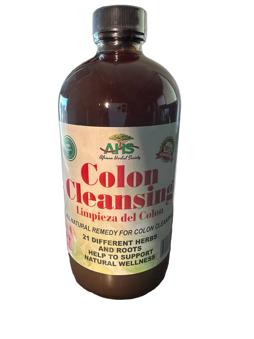 African Herb Society Colon Cleansing - All Natural Remedy with 21 Herbs and Roots for Natural Wellness