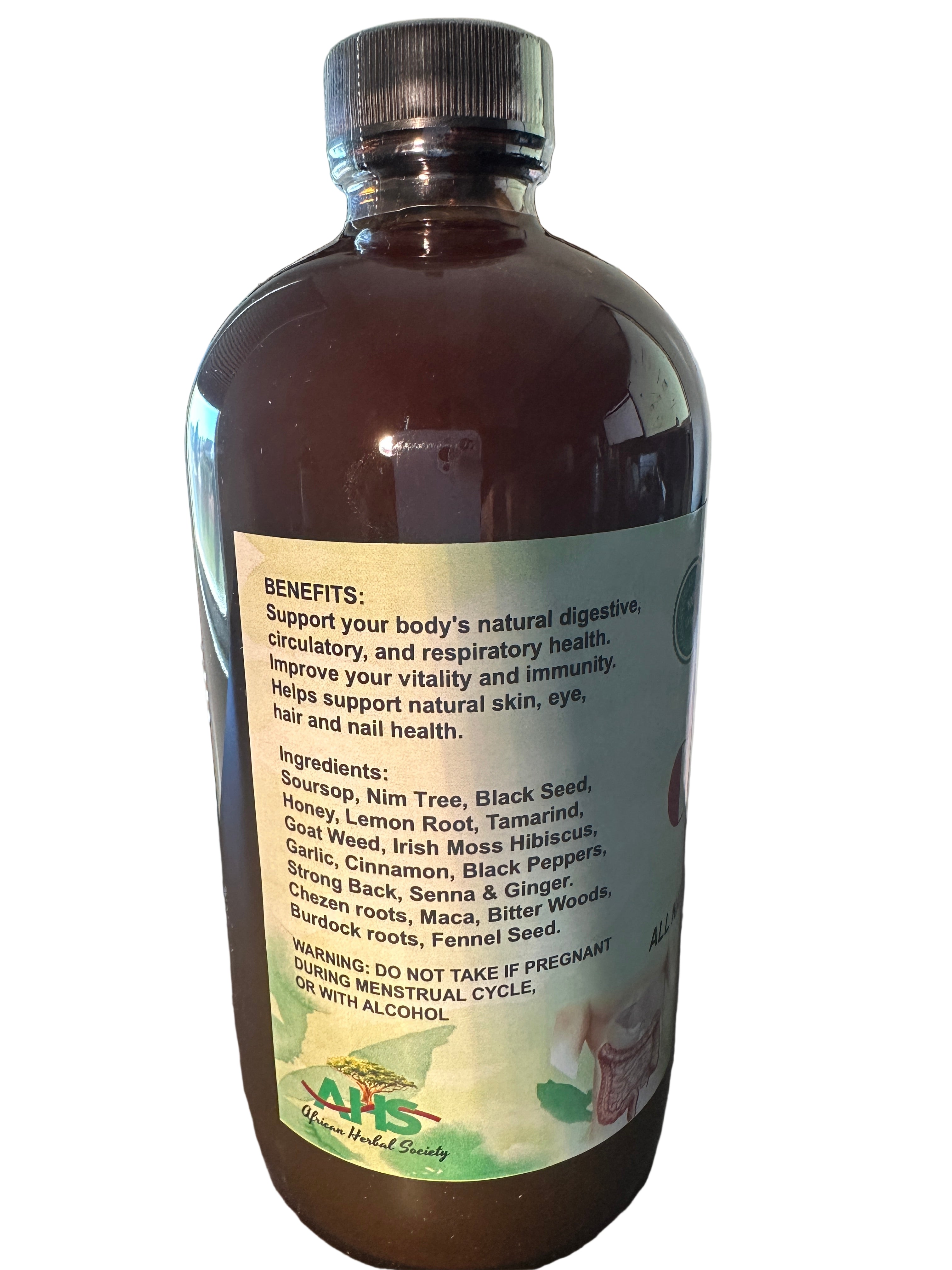 African Herb Society Colon Cleansing - All Natural Remedy with 21 Herbs and Roots for Natural Wellness