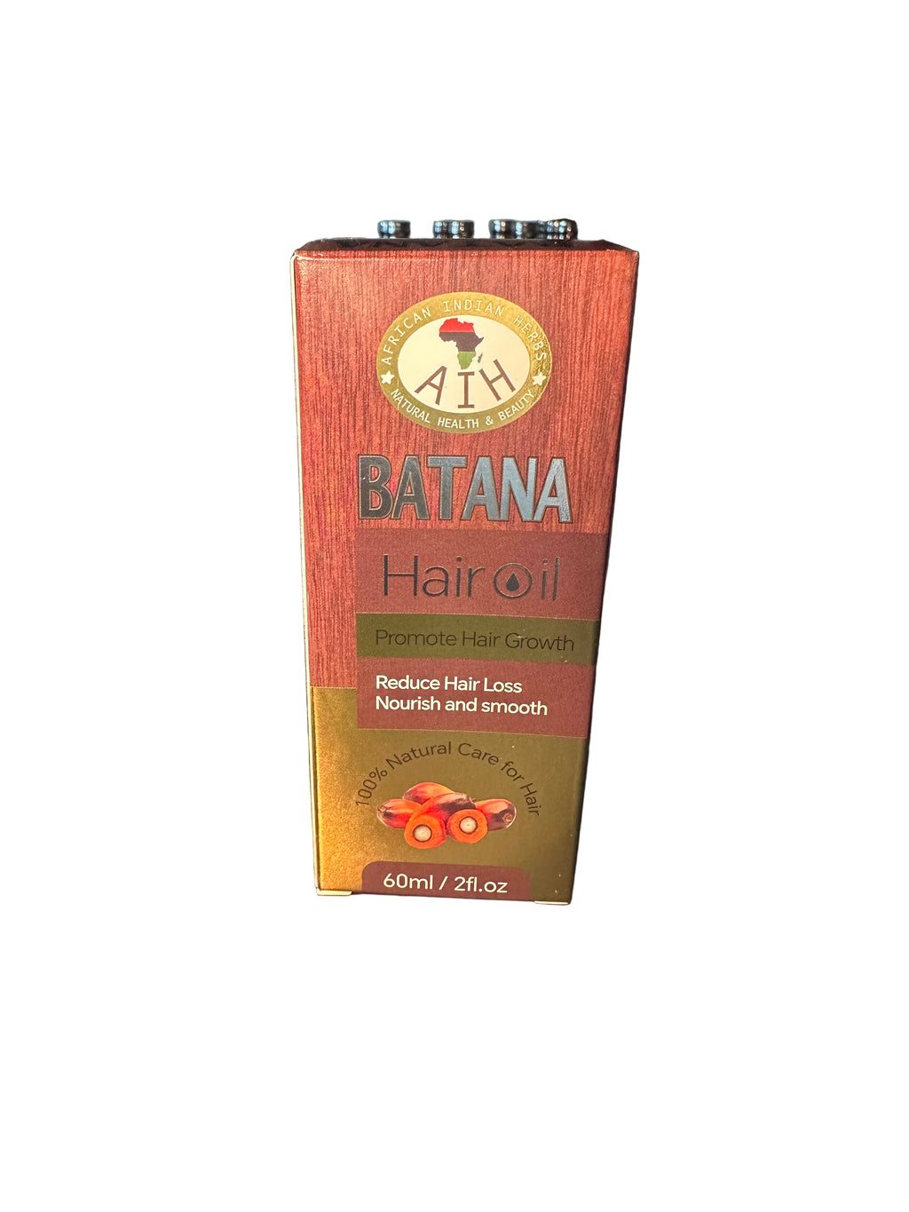 African Indian Herb's Batana Hair Oil 60ml Herbal Formula for Hair Health Nourishment Natural Hair Care Solution with African Indian Herbs - Haircare