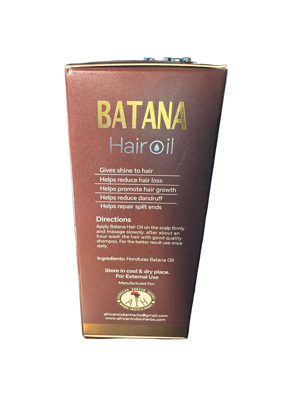 African Indian Herb's Batana Hair Oil 60ml Herbal Formula for Hair Health Nourishment Natural Hair Care Solution with African Indian Herbs - Haircare