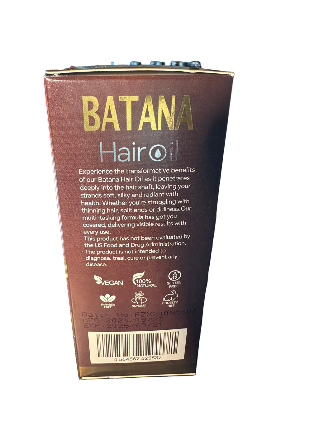 African Indian Herb's Batana Hair Oil 60ml Herbal Formula for Hair Health Nourishment Natural Hair Care Solution with African Indian Herbs - Haircare