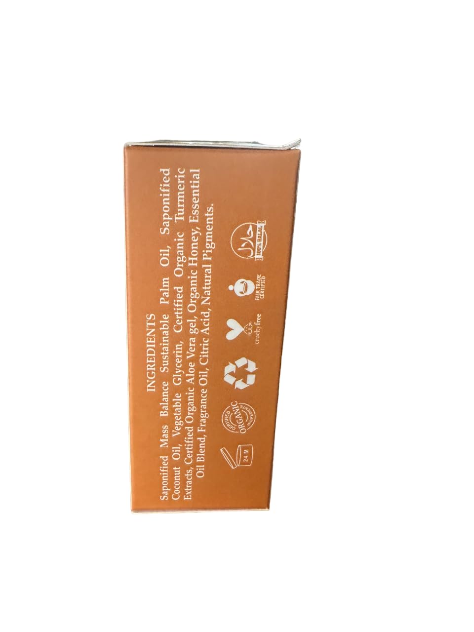 Shea Olein TURMERIC HERBAL SOAP WITH ALOE VERA & HONEY 5oz 6 Bars